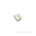 2.54mm 가공된 암 헤더 커넥터 4P